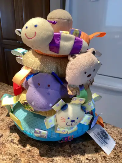 2007 Taggie Early Years 6 pieces, Plush Rings, Lots Taggie Loops, View more