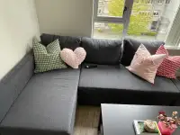 IKEA corner sofa-bed with storage