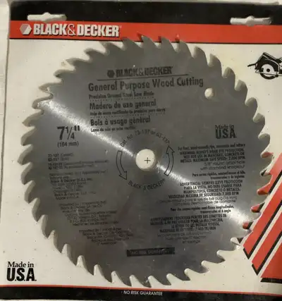 BRAND NEW 7-1/4-in 40T  Wood Cutting Circular Saw Blade, View more