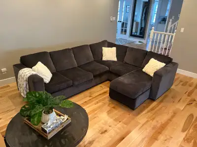 ***MOVING *** Sectional Couch with Sofa Bed, View more