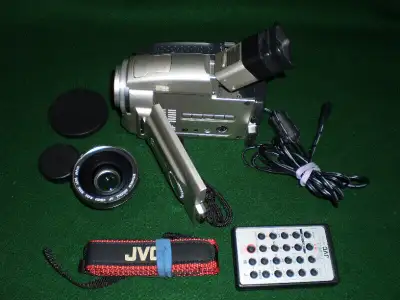 JVC GR-DVL9800 CamCorder with Accessories Working with AC Adapter - Charger The plastic and rubber a...