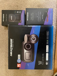 Nextbase 522RX dash cam (front and rear) and extra accessories 