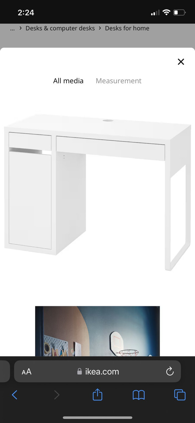 Ikea desk  in Desks in Mississauga / Peel Region - Image 2