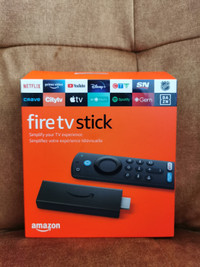 BNIB Fire TV Stick w/ Alexa Voice Remote (with TV controls) HD
