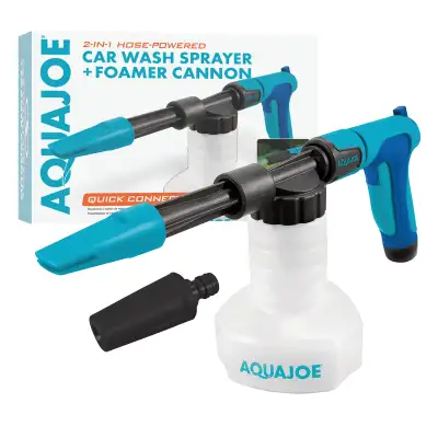 2-in-1 Hose-Powered Adjustable Foam Cannon Spray Gun, View more