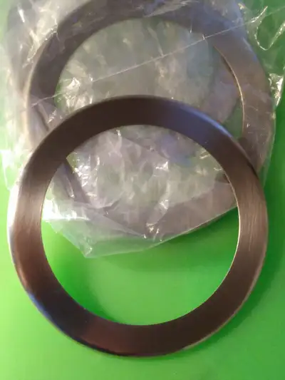 Anneau de finition pour luminaire Acier brossé OD 5 3/4'', View more