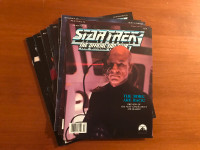 Eight Vintage Star Trek The Official Fan Club Magazines