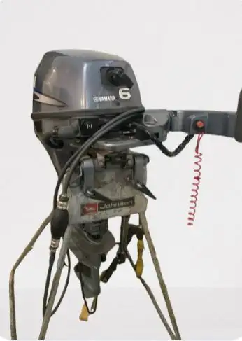 6HP Four Stroke Yamaha 2008 Outboard Motor F6MSHG Low hours.