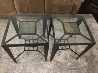 Glass Top Side Tables, View more