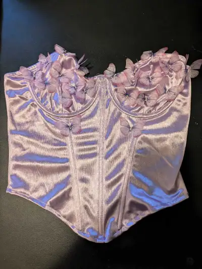 Pretty butterfly corset style top (brand new), View more