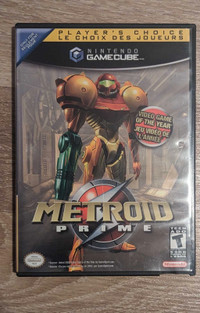 Metroid Prime Nintendo Gamecube ( disk mint condition )