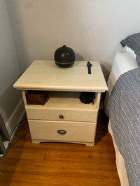 White Bedside Night Table 