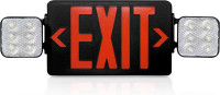 Ciata LED Exit Sign with Emergency Lights