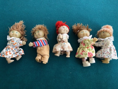 Vintage Mini Cabbage Patch Dolls-Clip On, View more
