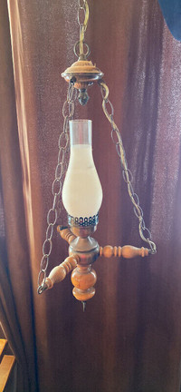Vintage hanging light fixtures