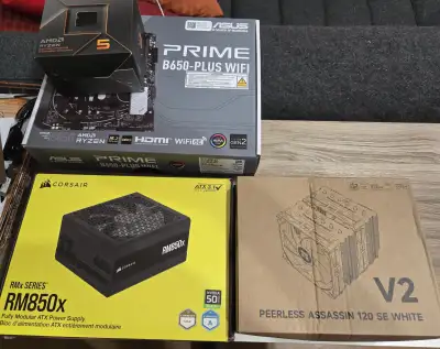 PC parts: Motherboard+CPU+Ram Combo, Drives, Powersupply, Cooler, View more