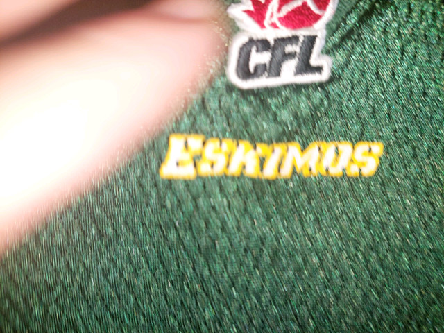 Authentic Edmonton Eskimos Reebok jersey
Mint
Youth size 4T
$15 in Arts & Collectibles in Calgary - Image 2