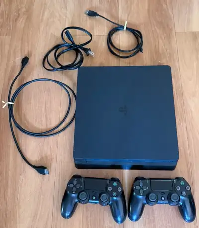 Playstation 4 with 2 controllers. $60 OBO, View more