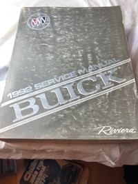 VINTAGE 1992 BUICK RIVIERA FACTORY REPAIR MANUAL #M0881