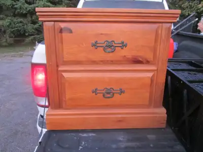 2 drawer nightstand/end table, View more