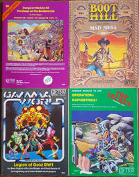 IN SEARCH OF DUNGEONS & DRAGONS RPG GAMES BOOKS AND COLLECTIONS