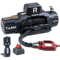 RUGCEL WINCH 12000lb Tank Waterproof Electric Synthetic Rope