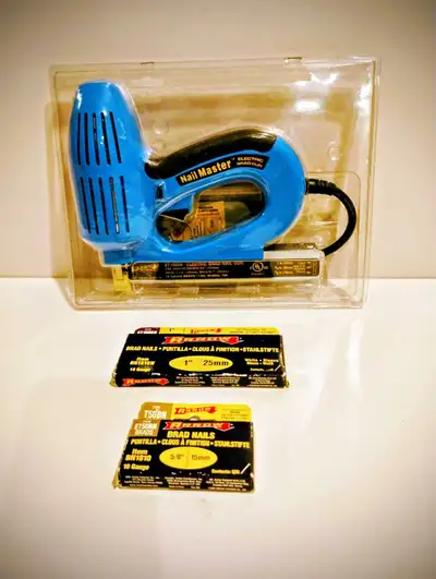 Brand New NailMaster Electric Brad Nail Gun with Case of , View more