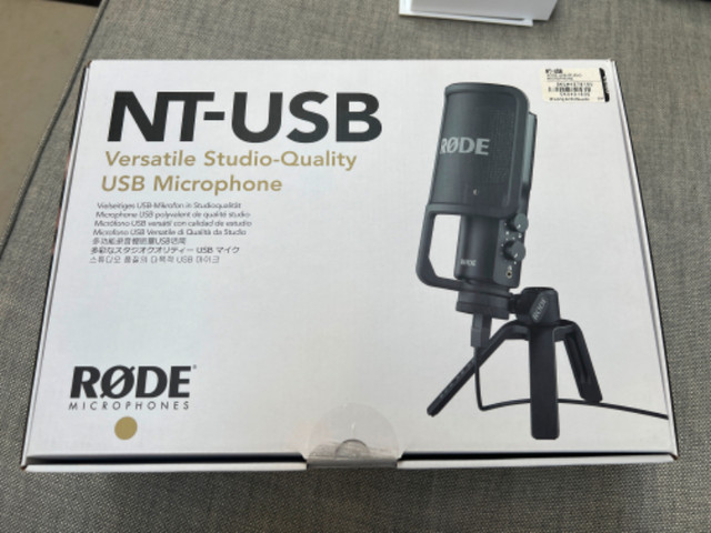 Rode NT-USB Versatile Studio-Quality Microphone in Pro Audio & Recording Equipment in Calgary