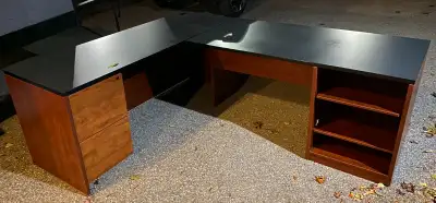 L-Shaped Desk - 7'3" x 6' x 29" - Pickup in Tillsonburg, View more