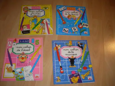 Livre d'activités éveil lecture Fleurus Enfants Lot 20$, View more
