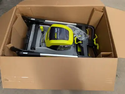 New Ryobi 40 Volt Self Propelled AWD Crosscut Multi-Blade Mower, View more