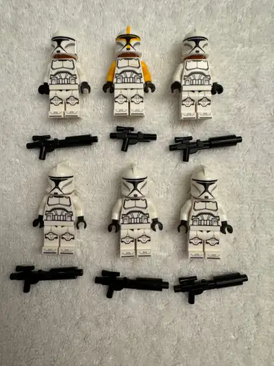 Lego STAR WARS Lot of 6 MF's (sw1146 & 5 sw1189): RETIRED, NEW !, View more
