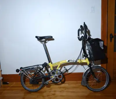Brompton folding bike - P handle bar, View more