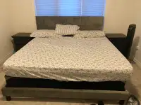 King Bed and two night stands