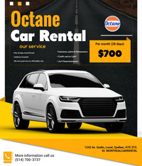 Car Rental / Location auto ➡️ 700$ per month 514.700.3737