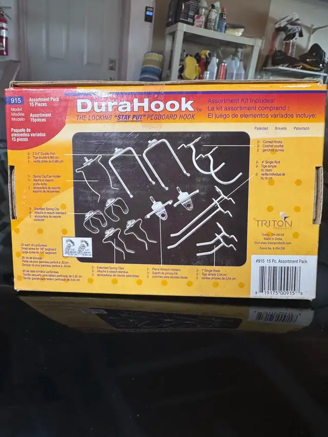 Triton Locking Pegboard Hooks in Power Tools in Barrie - Image 6