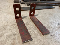 1/2” thick Steel hangers. Shop / Garage projects. Welders metal