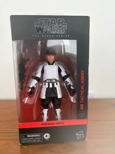 This brand new Hasbro Star Wars The Black Series ISB Tactical Agent action figure is waiting to join...