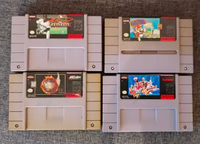 lot de 4 jeux super Nintendo , View more