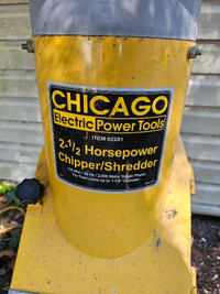 Chicago wood chipper