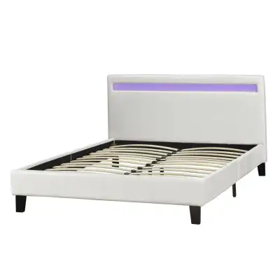 Pillow top queen mattress Queen frame with box spring on frame cluckenstein brand sheet set new in s...