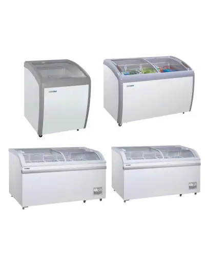 Brand New Glass Door Chest Freezer/Refrigerator-Size Available, View more
