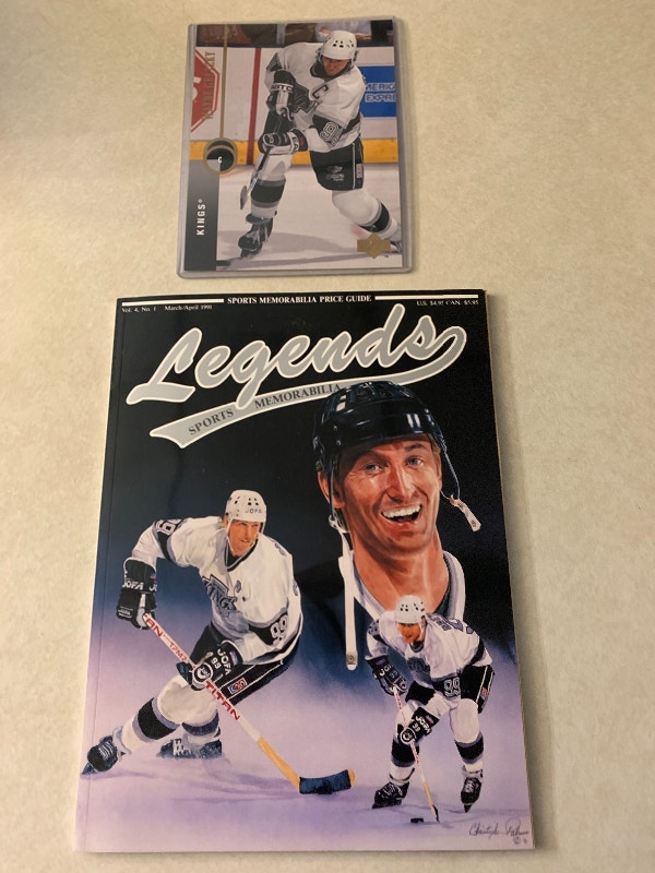 1991 Legends Wayne Gretzky Sports Memorabilia Guide Arts