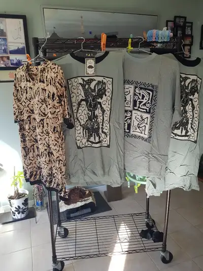 T-shirt (Indonesia) ***Brand New *** Made in Indonesia size S/M $3 each or $7/ for 3 pcs If ad is up...
