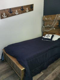Barn wood bed