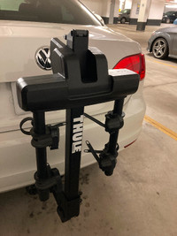 Thule Camber 2-Bike Hitch Bike Rack and Hitch Pin Bolt with Lock