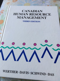 Book -  Canadian human resource management