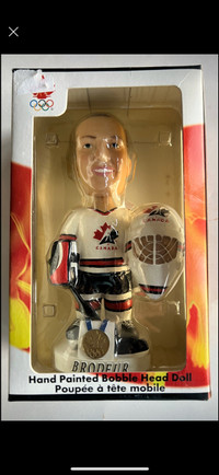 Brodeur Team Canada Hockey 2002 Bobble Head Goalie Olympics 