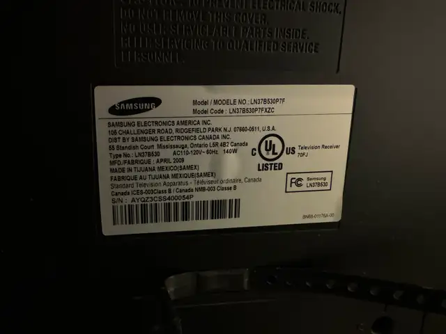 Samsung 37” HD TV in TVs in Ottawa - Image 3
