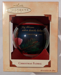 "Christmas Floral" - Décoration Hallmark des fêtes